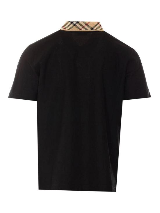 26FW 버버리 폴로 티셔츠 8126965 Black - BURBERRY