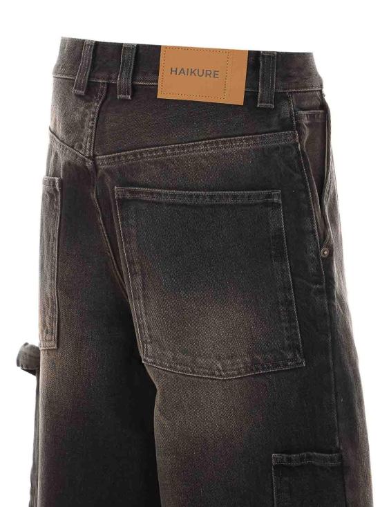 26FW 하이쿠레 스트레이트 팬츠 HEW03376DF119L0938 Black - HAIKURE