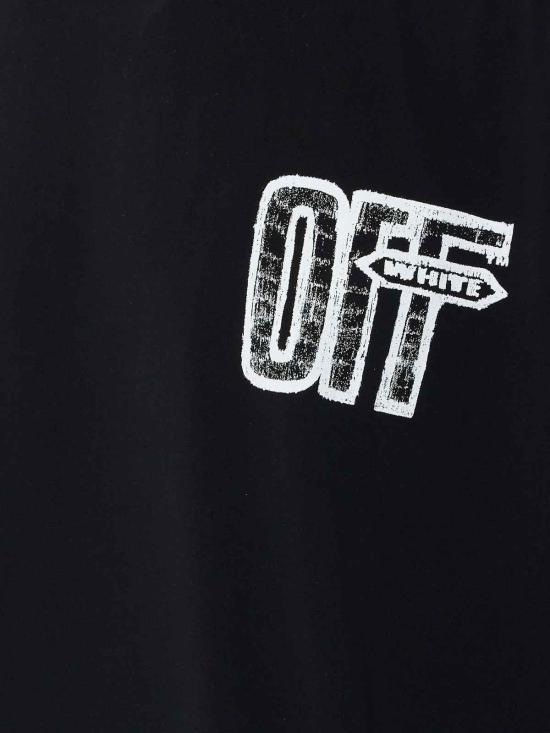 26FW 오프화이트 반팔 티셔츠 OMAA120F26JER00Y001 Black - OFF WHITE