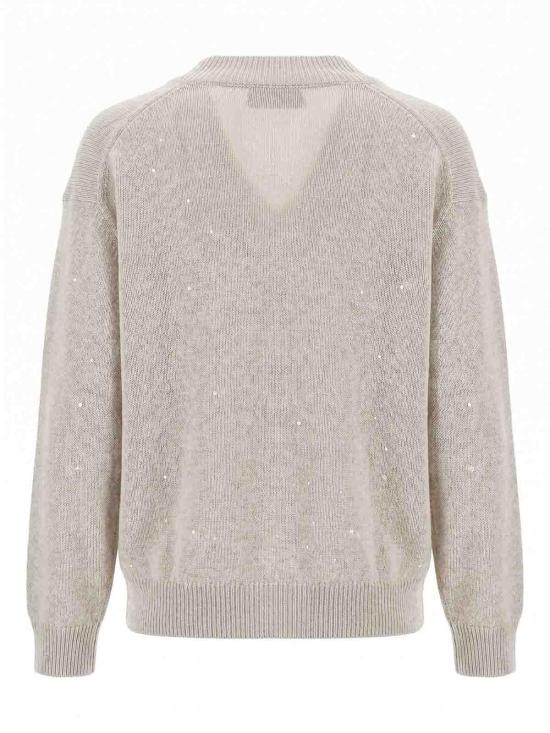 26FW 브루넬로 쿠치넬리 탑 M73540802C9610 White - BRUNELLO CUCINELLI