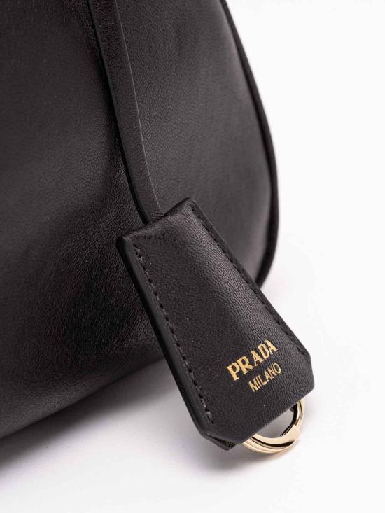 26FW 프라다 삼각로고 레더 숄더백 1BC3032ZUCVOOOF0002 BLACK - PRADA