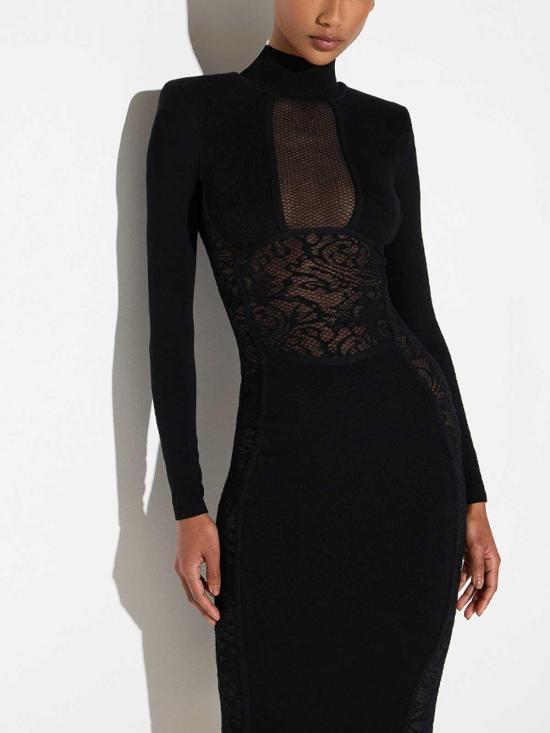 26FW 엘리자베타프랜치 미디 스커트 AM28Q66E2110 Black - ELISABETTA FRANCHI
