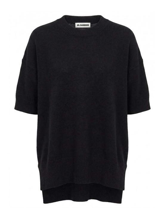26FW 질샌더 탑 J02GP0014J13206001 Black