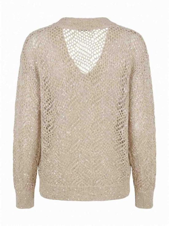 26FW 브루넬로 쿠치넬리 탑 MRG562502CEZ53 White - BRUNELLO CUCINELLI