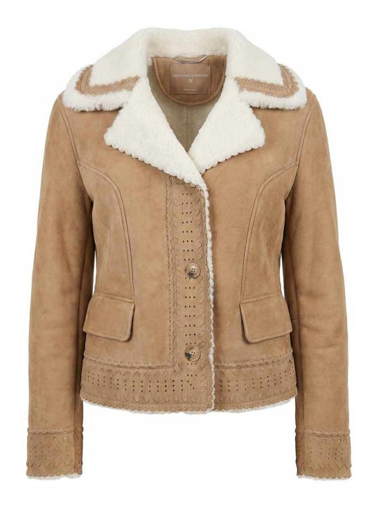 26FW 에르마노 설비노 무스탕 D490D314IQJHB49S2 Cream