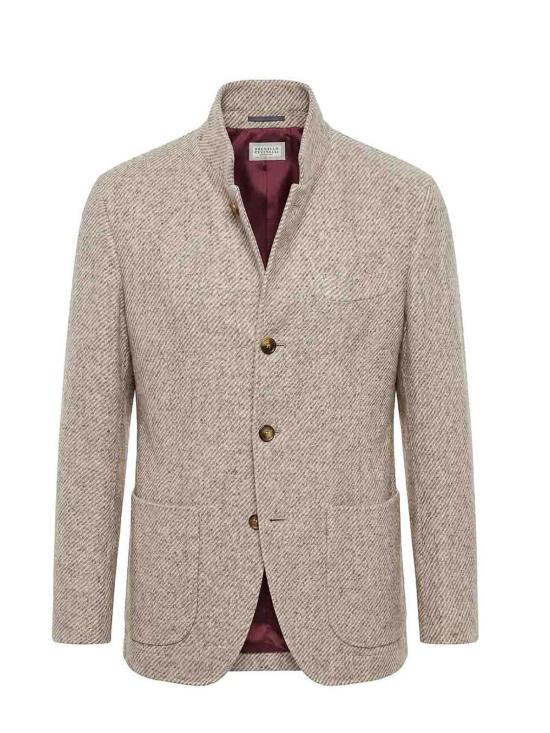26FW 브루넬로 쿠치넬리 수트 자켓 MV4596265C103 LIGHT BEIGE