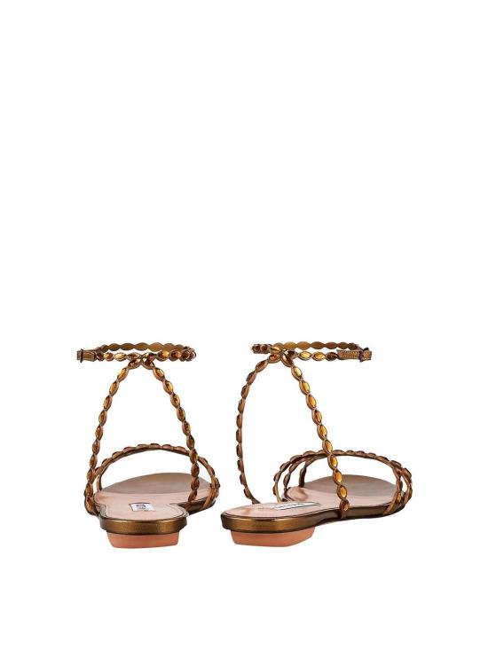 26FW 아쿠아주라 샌들 LSKFLAS0MSKDEE GOLD - AQUAZZURA