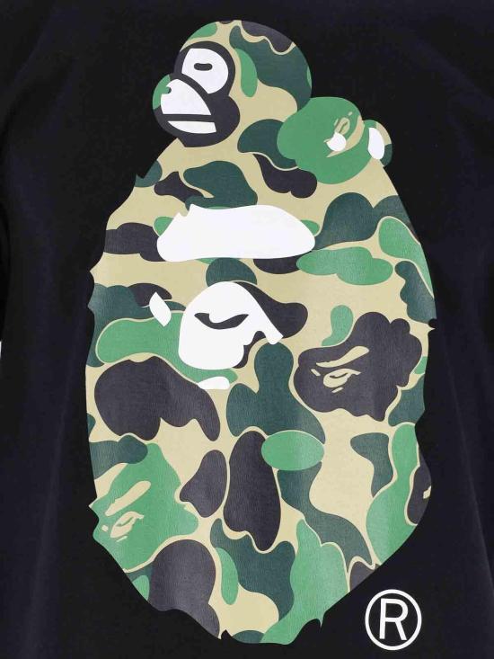 26SS 베이프 반팔 티셔츠 002TEM301003MBLACKXGREEN - BAPE