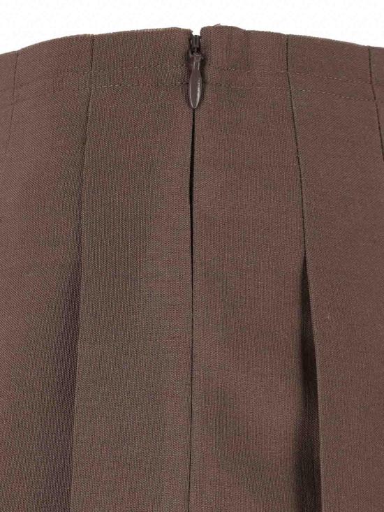 26FW MM6 메종마르지엘라 미디 스커트 S52MC0024M35436123 Brown - MM6 MAISON MARGIELA