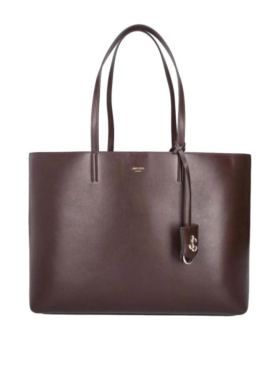26FW 지미추 토트백 NINE2FIVEEWPKRCHOCOLATELIGHTGOLD Brown