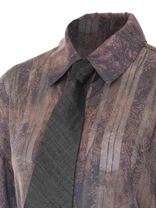 26FW 리우조 셔츠 UF6125T3260L9146 BROWN - LIU JO