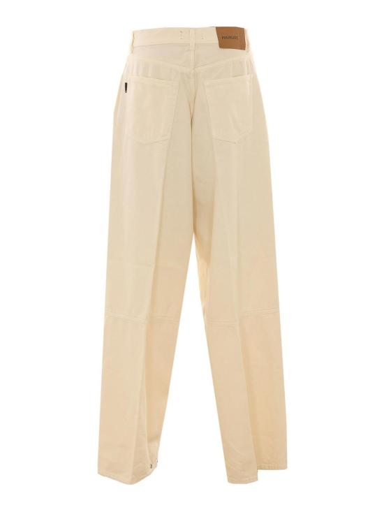 26FW 하이쿠레 스트레이트 팬츠 HEW03375GF139PPTT0570 White - HAIKURE