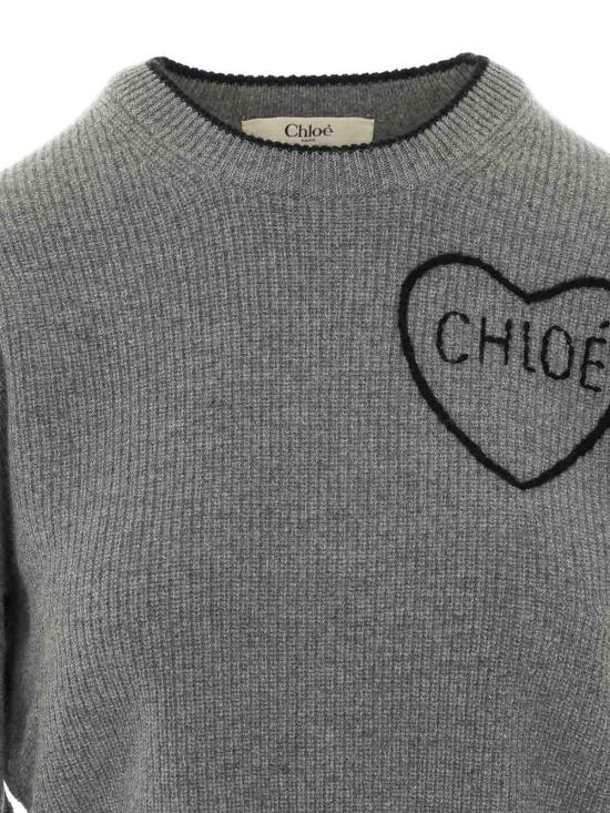 26FW 끌로에 탑 CH26AMP41710012 Grey - CHLOE