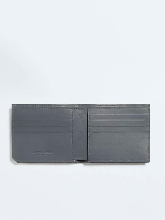 26FW 보테가베네타 인트레치아토 피콜로 바이 폴드 지갑 796966V6PD11263 Black - BOTTEGA VENETA