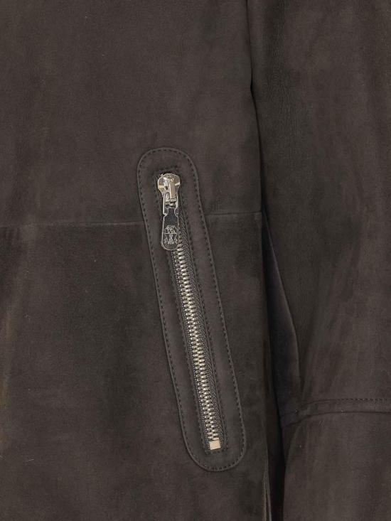 26FW 브루넬로 쿠치넬리 봄버 자켓 MPMCU1737C9873 Grey - BRUNELLO CUCINELLI