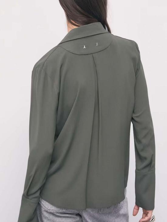 26FW 파트리지아페페 셔츠 8C0075A8I1G639 Green - PATRIZIA PEPE