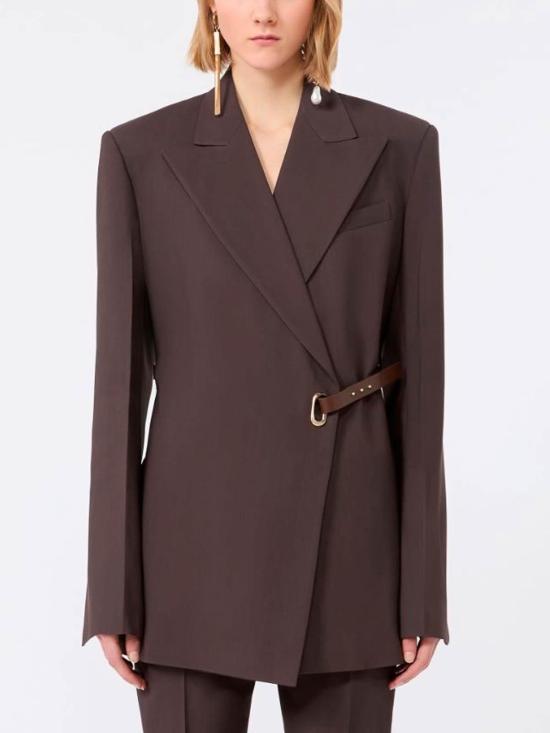 26FW 스포트막스 자켓 2622046011600020 Dark Brown - SPORTMAX