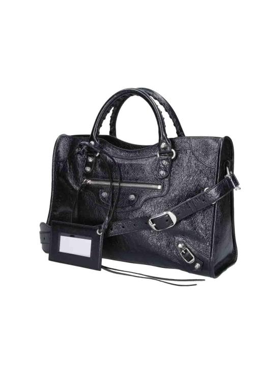 26FW 발렌시아가 르 시티 백 미디움 8657602ACLR1000 BLACK - BALENCIAGA