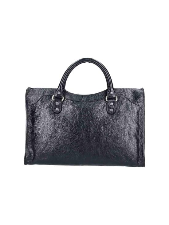 26FW 발렌시아가 르 시티 백 미디움 8657602ACLR1000 BLACK - BALENCIAGA