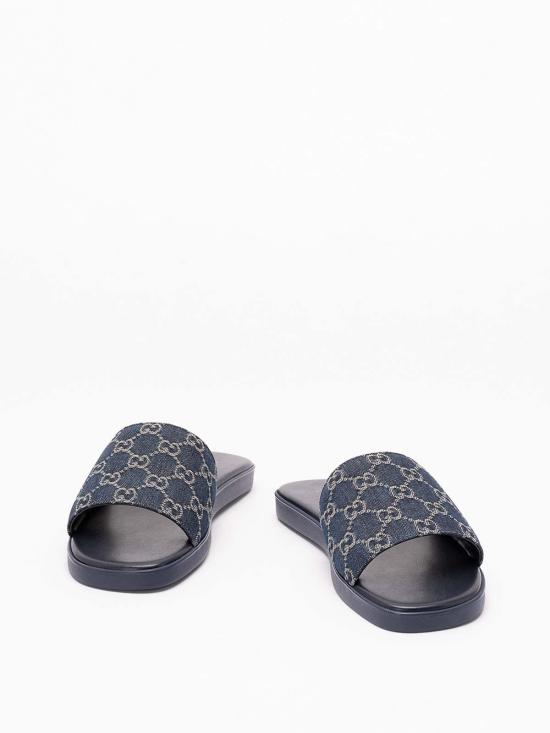 26FW 구찌 슬라이드 샌들 슬리퍼 871685FAF4Y4740 BLUE - GUCCI