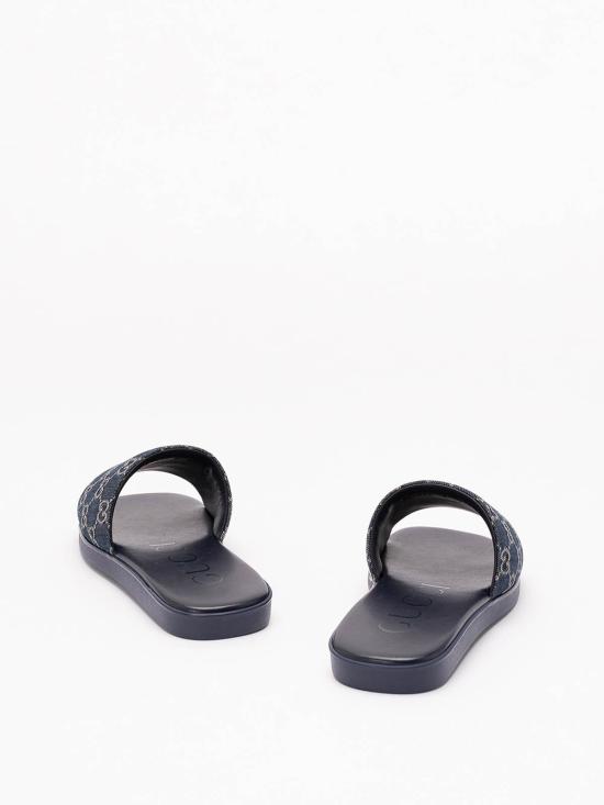 26FW 구찌 슬라이드 샌들 슬리퍼 871685FAF4Y4740 BLUE - GUCCI