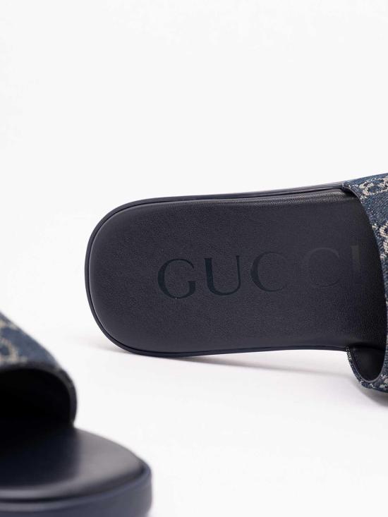 26FW 구찌 슬라이드 샌들 슬리퍼 871685FAF4Y4740 BLUE - GUCCI