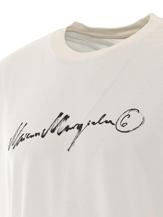 26FW MM6 메종마르지엘라 반팔 티셔츠 SH0GC0077M20258101 White - MM6 MAISON MARGIELA