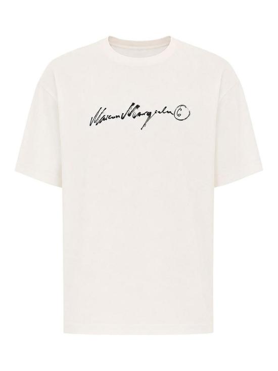 26FW MM6 메종마르지엘라 반팔 티셔츠 SH0GC0077M20258101 White
