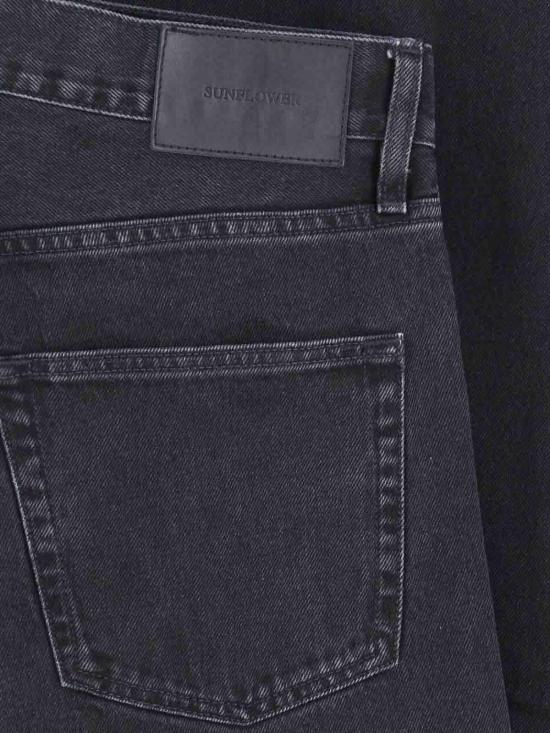 26FW 선플라워 가먼트 오버다이드 데님 워시드 진 51752708WASHEDBLACK - SUNFLOWER