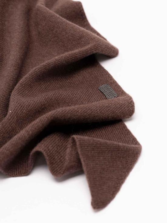 26FW 브루넬로 쿠치넬리 머플러/스카프 M12201889C4211 DARK BROWN - BRUNELLO CUCINELLI