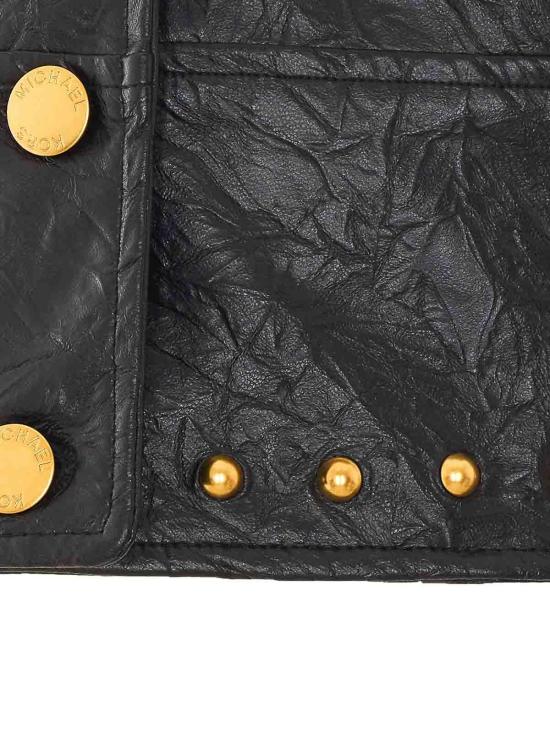 26FW 마이클 코어스 가죽 자켓 MT620LKL4K001 BLACK - MICHAEL KORS