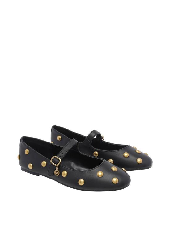 26FW 마이클 코어스 플랫 슈즈 40T6NLFP2L001 BLACK - MICHAEL KORS