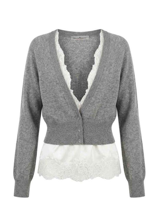 26FW 에르마노 설비노 가디건 D492N300APPYUN1704 GREY