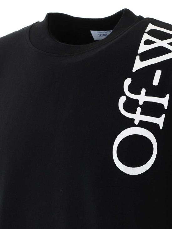 26FW 오프화이트 반팔 티셔츠 OMAA120F26JER010001 Black - OFF WHITE