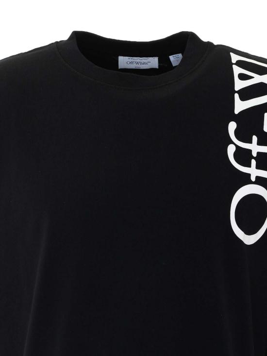 26FW 오프화이트 반팔 티셔츠 OMAA120F26JER010001 Black - OFF WHITE