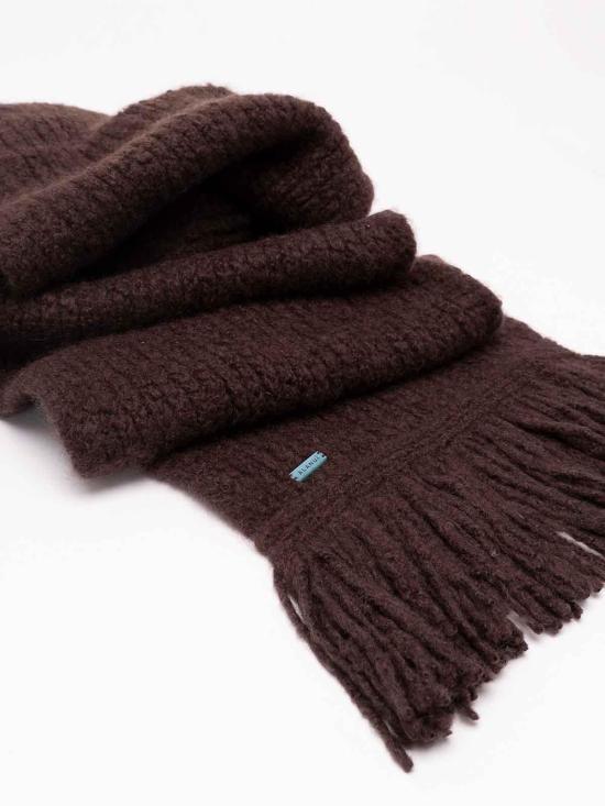 26FW 알라누이 머플러/스카프 LWMA009E26KNI0016000 BROWN - ALANUI