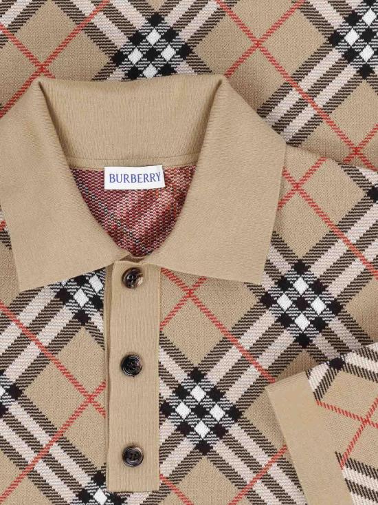 26SS 버버리 폴로 티셔츠 8127792 Beige - BURBERRY