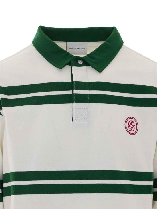 26FW 드롤드무슈 폴로 티셔츠 PL164CO161WG Green - DROLE DE MONSIEUR