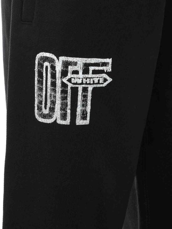 26FW 오프화이트 트레이닝/조거 팬츠 OMCH057F26FLE003001 Black - OFF WHITE