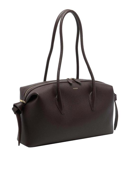 26FW 유제피 캐리어 BRIOCHEDUFFLEPEBBLEGRAINLEATHERL038 BROWN - YUZEFI