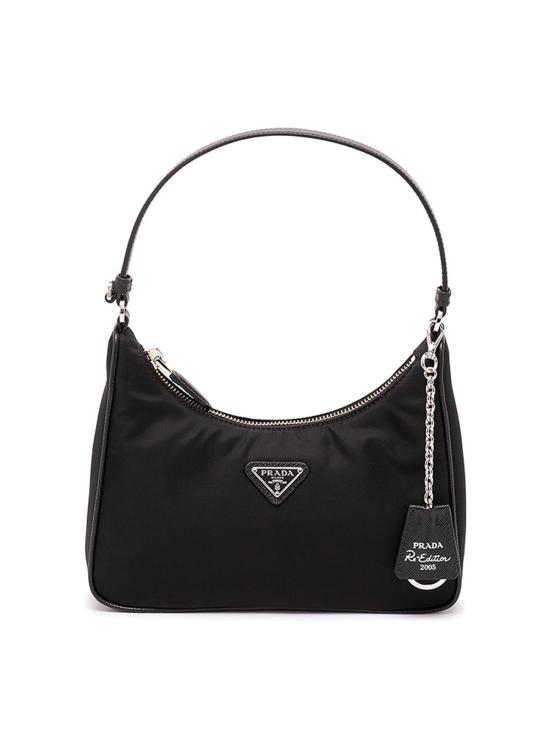 26FW 프라다 리나일론 앤 사피아노 미니 백 1N204PR064F0002 Black