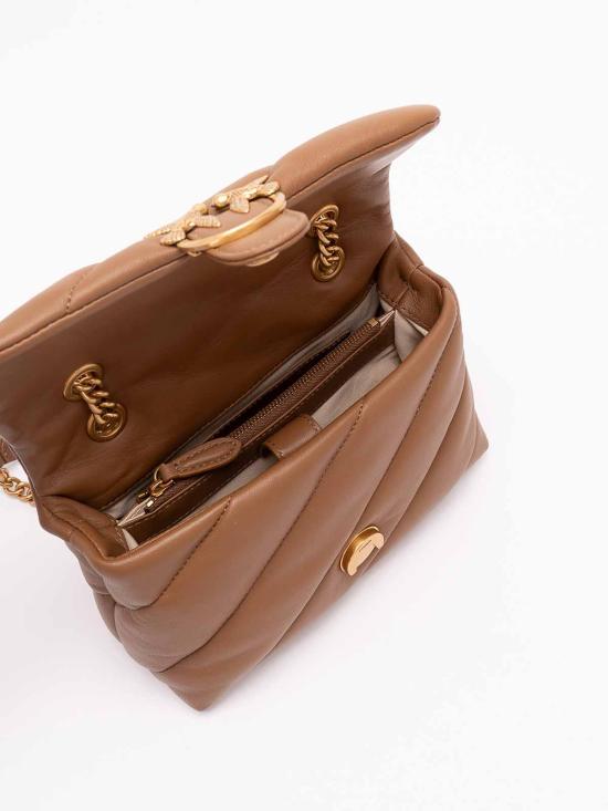 26FW 핑코 클러치/파우치 107617A0F2M37Q Brown - PINKO