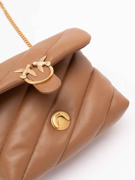 26FW 핑코 클러치/파우치 107617A0F2M37Q Brown - PINKO