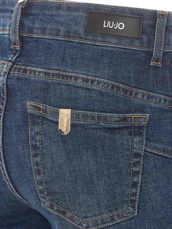 26FW 리우조 스트레이트 팬츠 UF6025D032879114 Blue - LIU JO