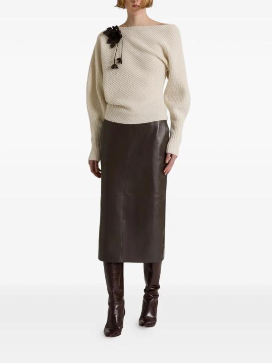 26FW 알베르타 페레티 탑 090366030002 White - ALBERTA FERRETTI
