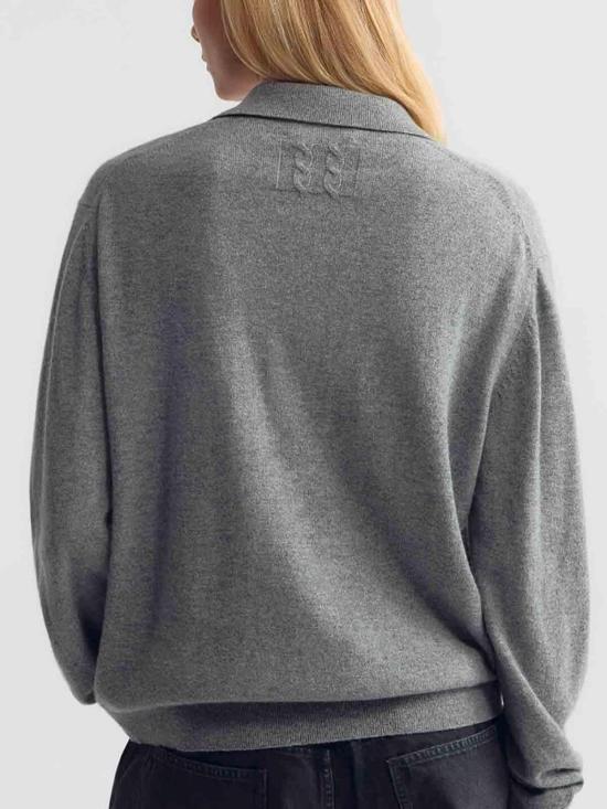 26FW 닐리로탄 폴로 티셔츠 81682Y001PBH GREY - NILI LOTAN