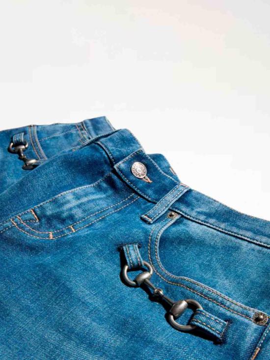 26FW 구찌 플레어 팬츠 872605XDDHB4011 BLUE - GUCCI