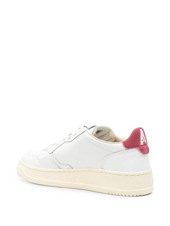 26FW 오트리 메달리스트 로우 레더 스니커즈 AULWBJ01 WHITE - AUTRY