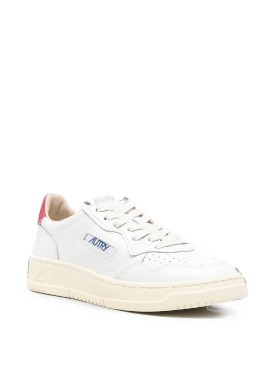 26FW 오트리 메달리스트 로우 레더 스니커즈 AULWBJ01 WHITE - AUTRY