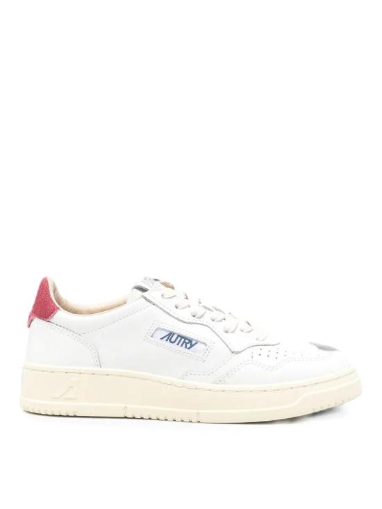 26FW 오트리 메달리스트 로우 레더 스니커즈 AULWBJ01 WHITE